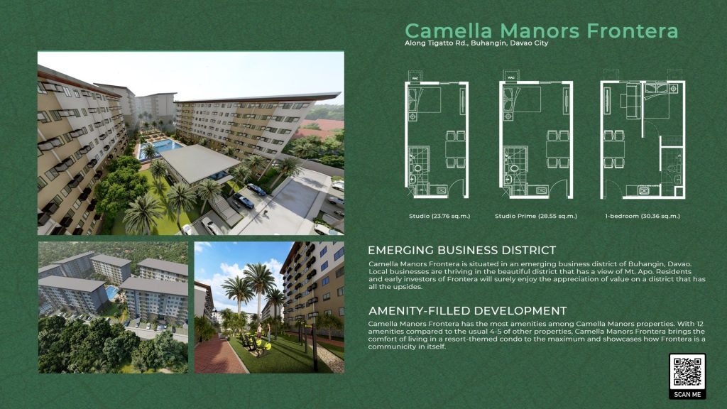 Camella Manors Frontera - Pre Selling Condo in Buhangin Davao
