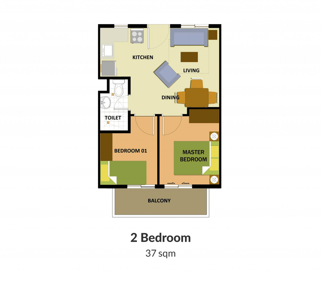 Northpoint Building 3 2 Bedroom