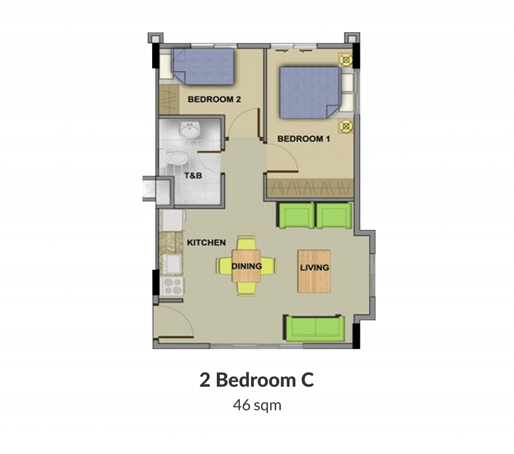 Northpoint Building 4 2 Bedroom