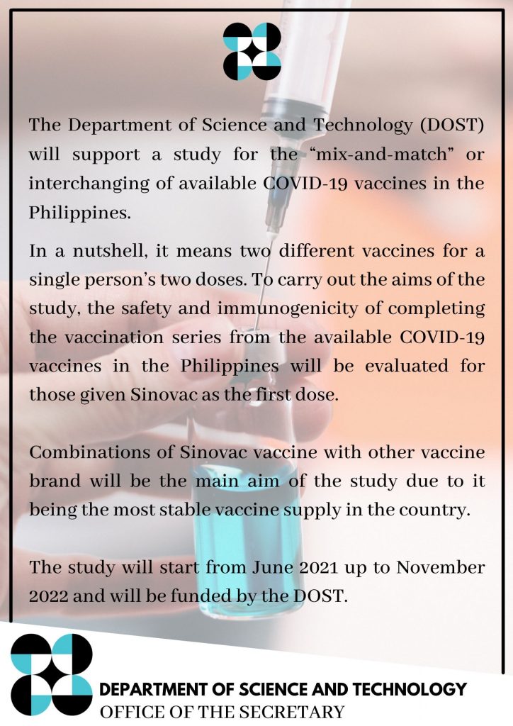 Mix and Match COVID vaccine study in the Philippines - Camella Manors - Condo in the Philippines