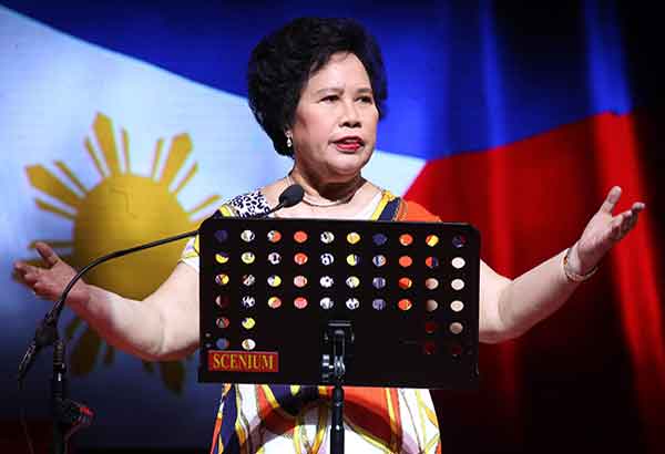 Miriam Defensor Santiago - Photo from Philippine Lifestyle News - Filipina Athletes and Others who made history - Condo in the Philippines - Camella Manors